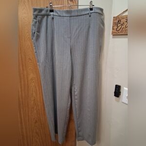 Sophisticated Gray Pinstripe Women's Trousers